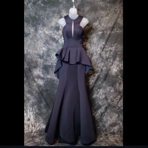 Rachel Allan Couture - 8166 - Navy - Size 2